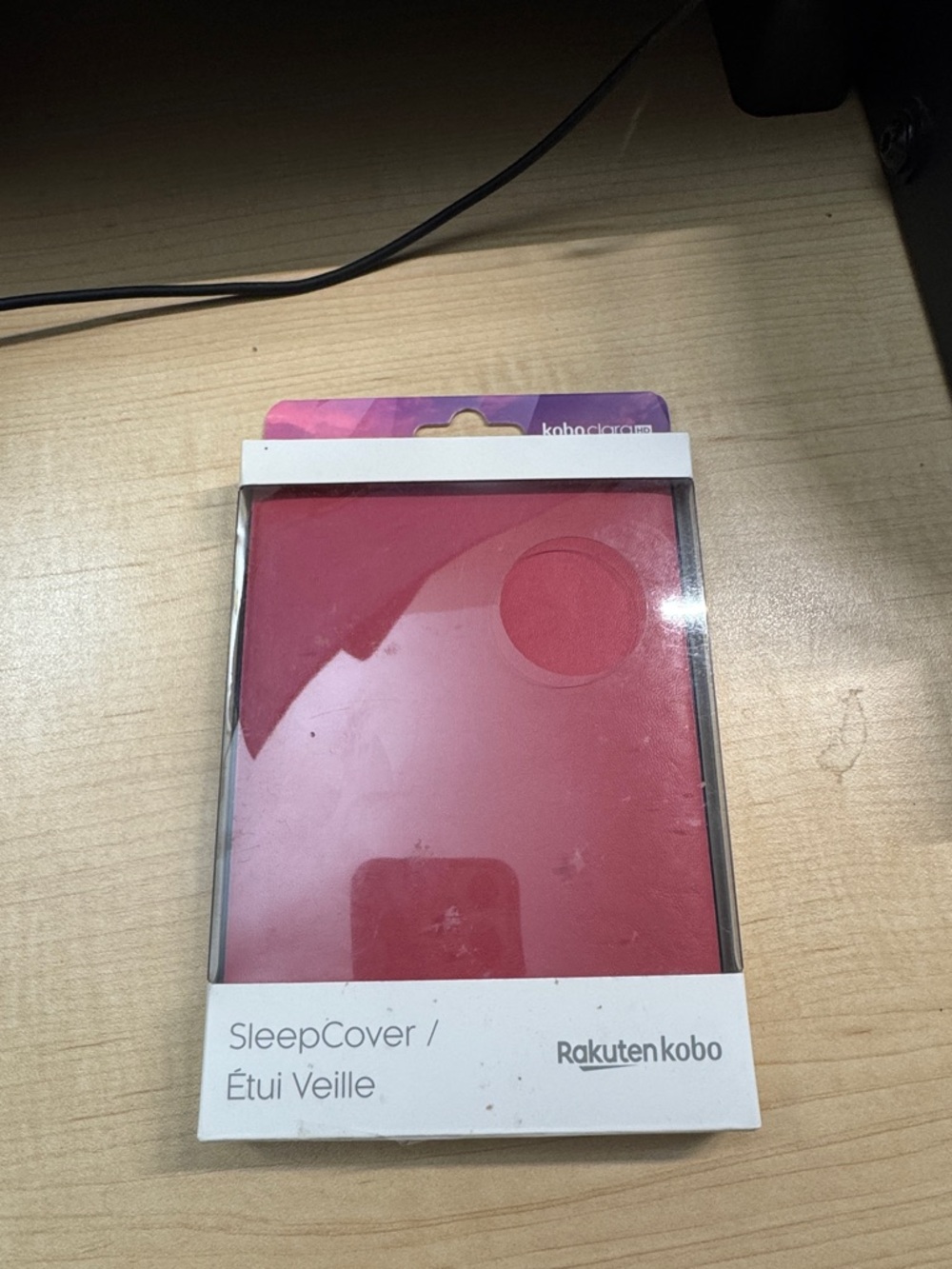 Red SleepCover for eBook Reader